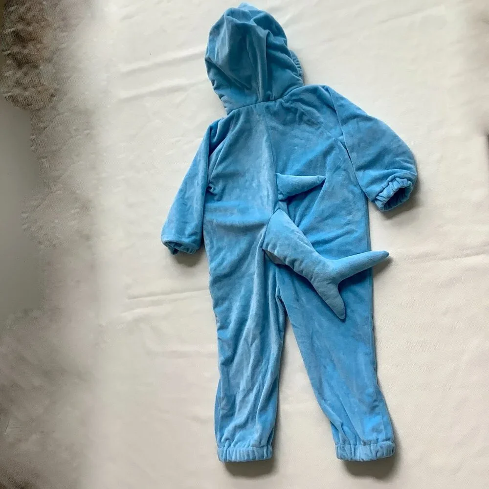 Infant 18 / 24 Mo Whale One Piece Costume Blue